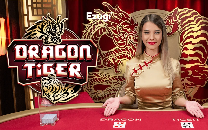 Bet on the winning side in Dragon Tiger while playing at the Bagh Live Casino.