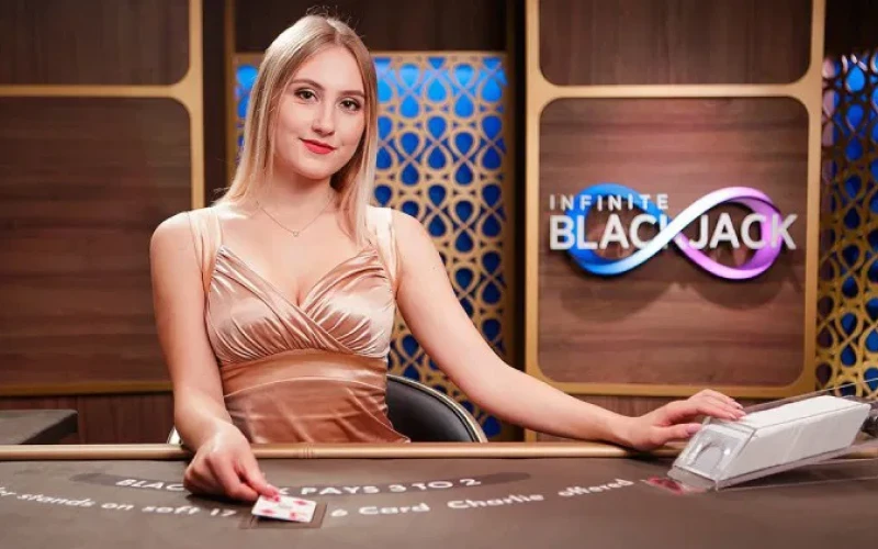 Join the Infinite Blackjack table and test your luck in the Bagh Live Casino.